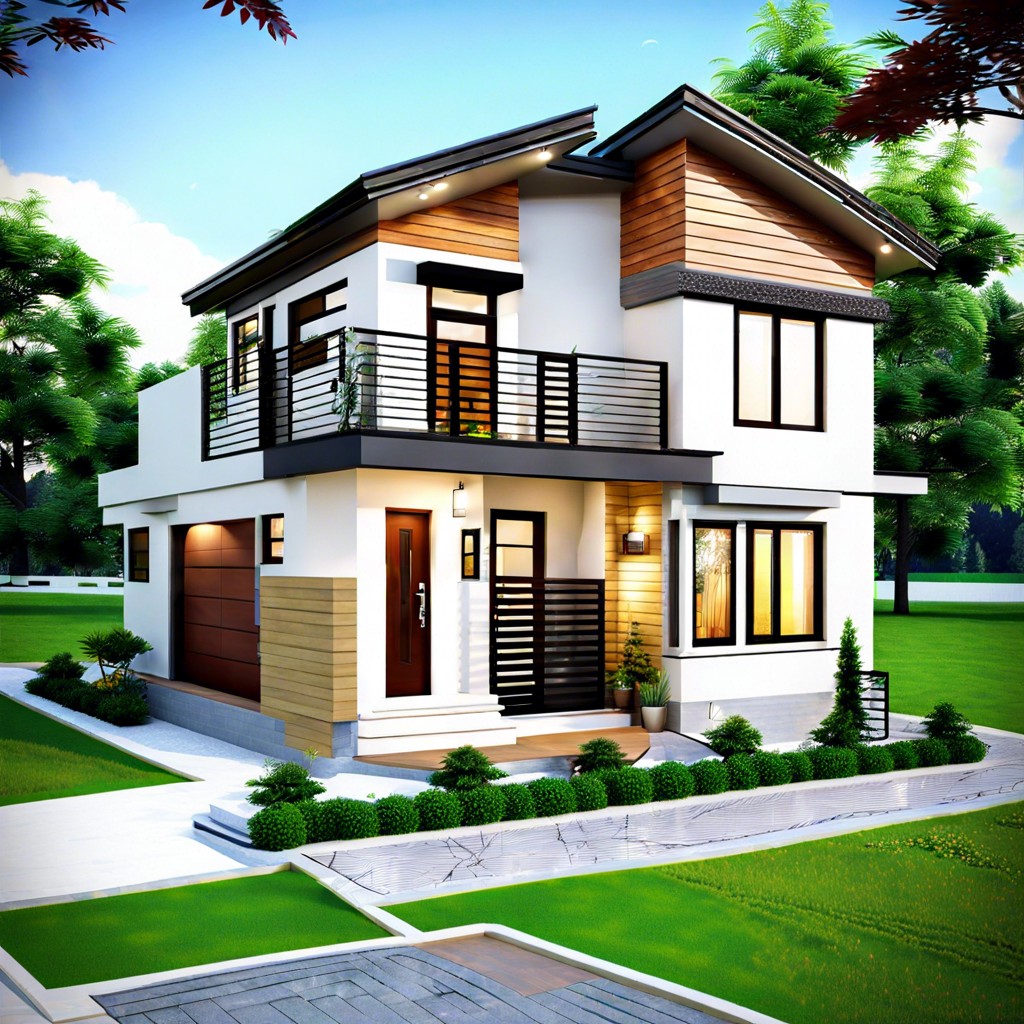 a 900 sq ft house design features a well organized layout with three bedrooms and two bathrooms