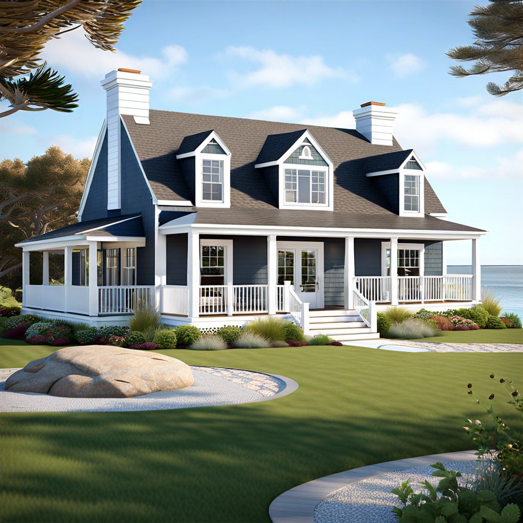 a cape cod house design features a simple symmetrical structure with a steep roof gabled dormers