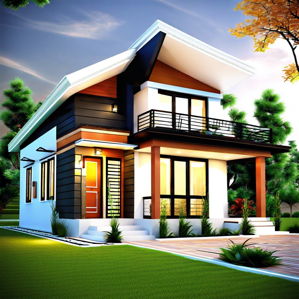 a cozy 650 sq ft house design featuring 2 bedrooms perfect for compact living with all essential