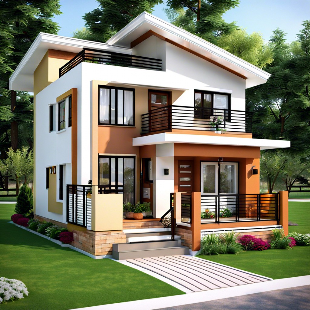 a cozy space efficient 800 sq ft house layout featuring three bedrooms designed for comfortable