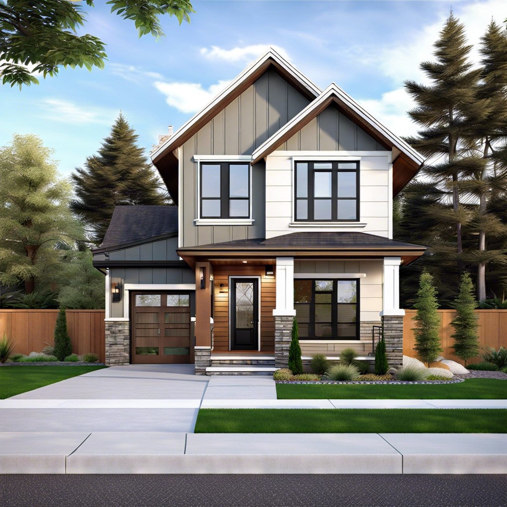 a narrow lot house design with front garage is a compact space efficient home layout with the