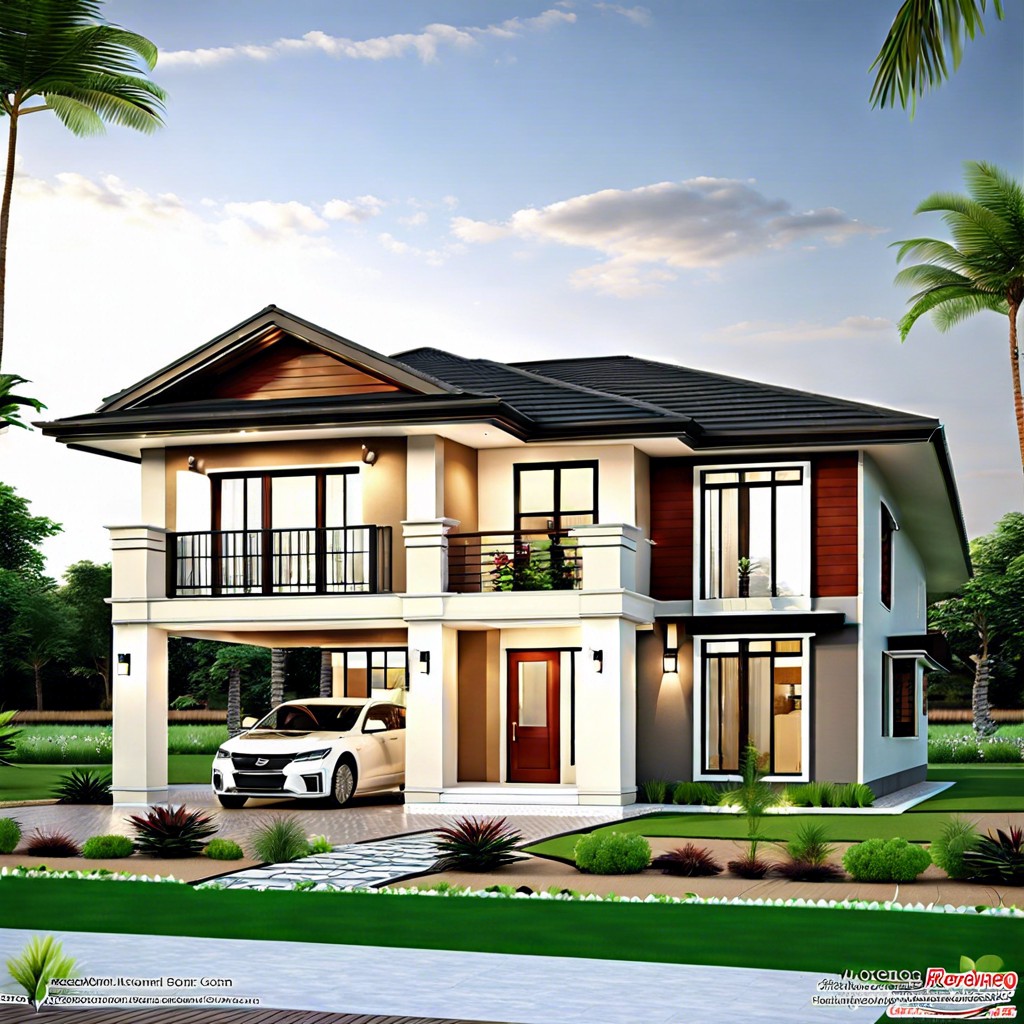 a simple 4 bedroom single story house design features an easy to navigate layout with all rooms on