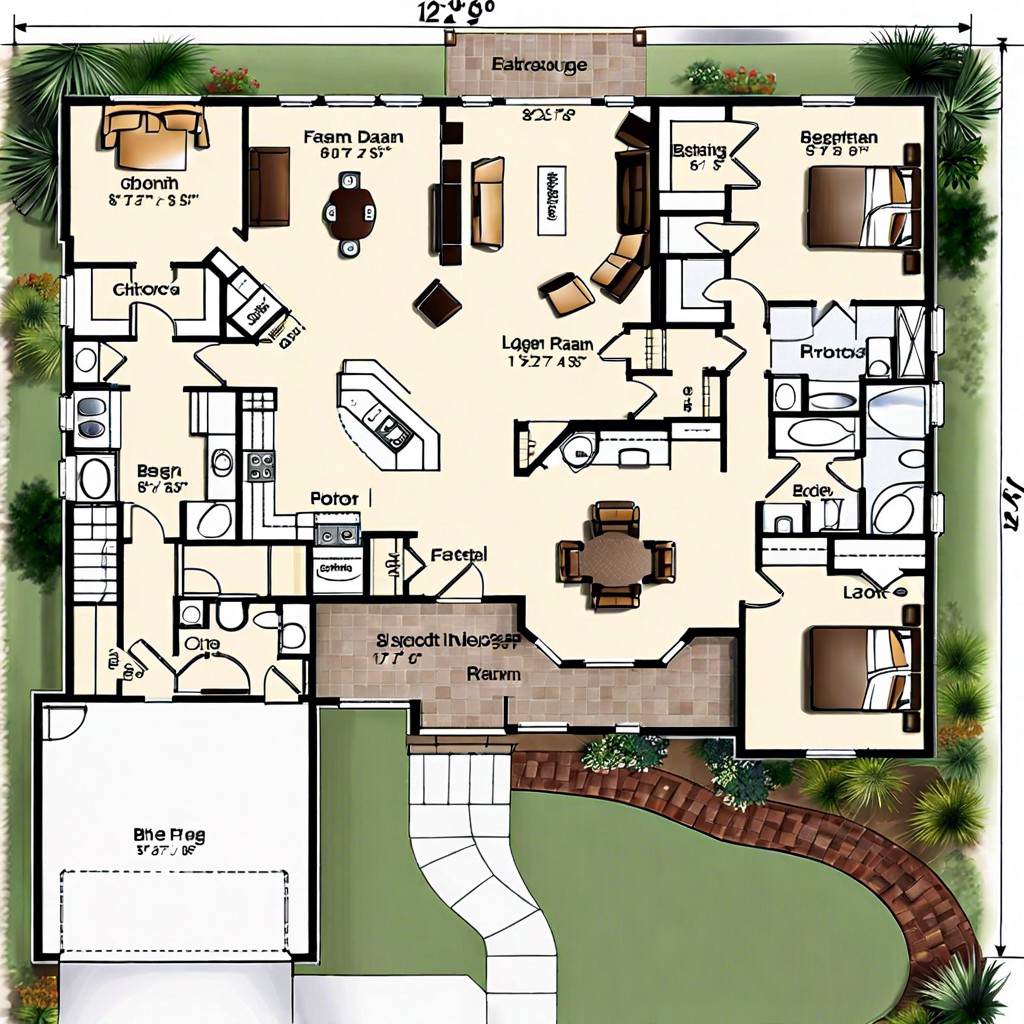 a two story house first floor master floor plan is a home layout where the primary bedroom is