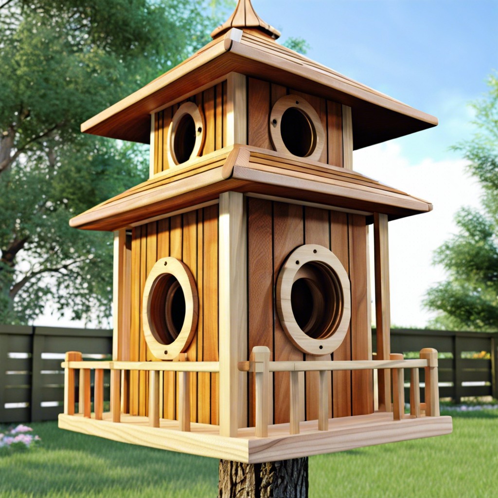castle tower birdhouse