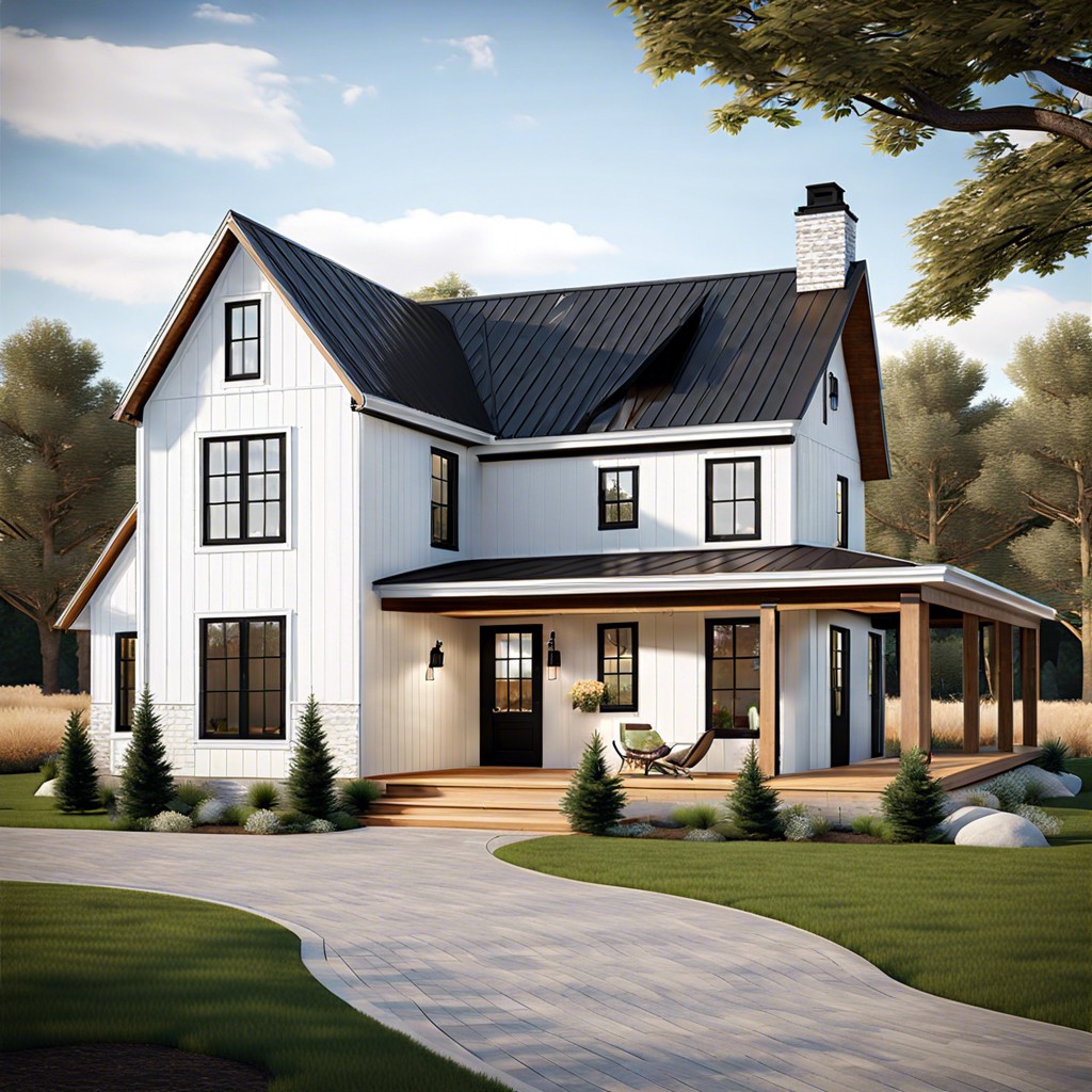 compact farmhouse design ideal for small families or retreats
