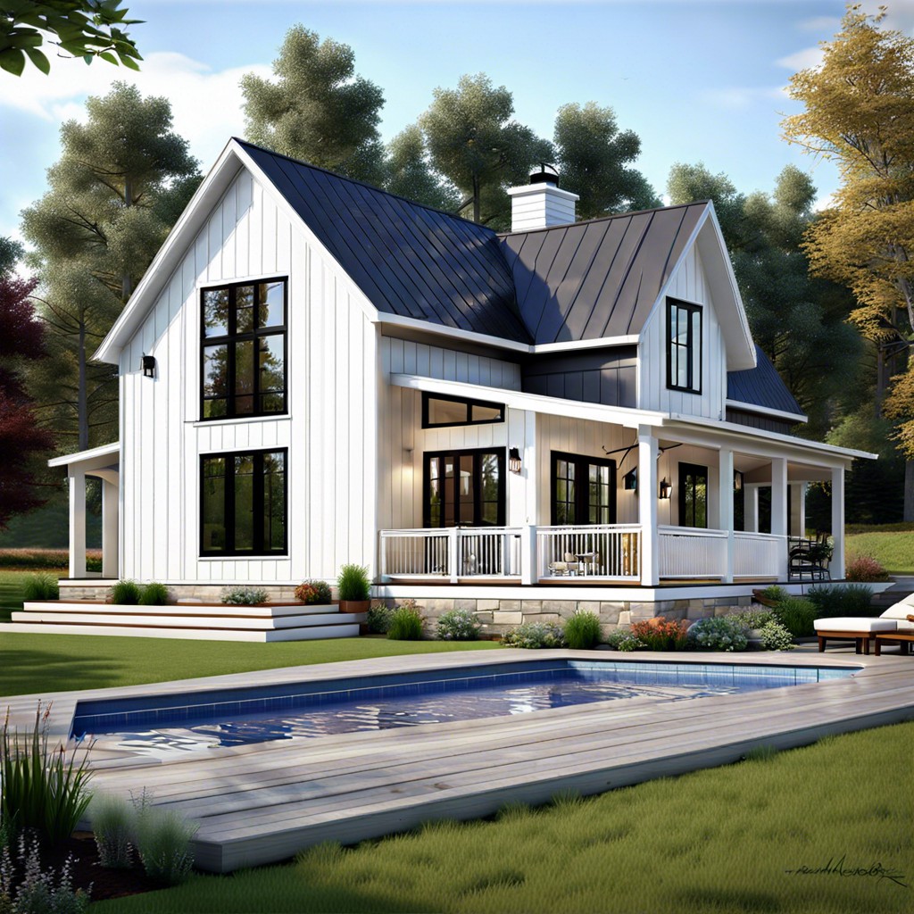 discover fresh and practical ideas for modern farmhouse plans that blend rustic charm with