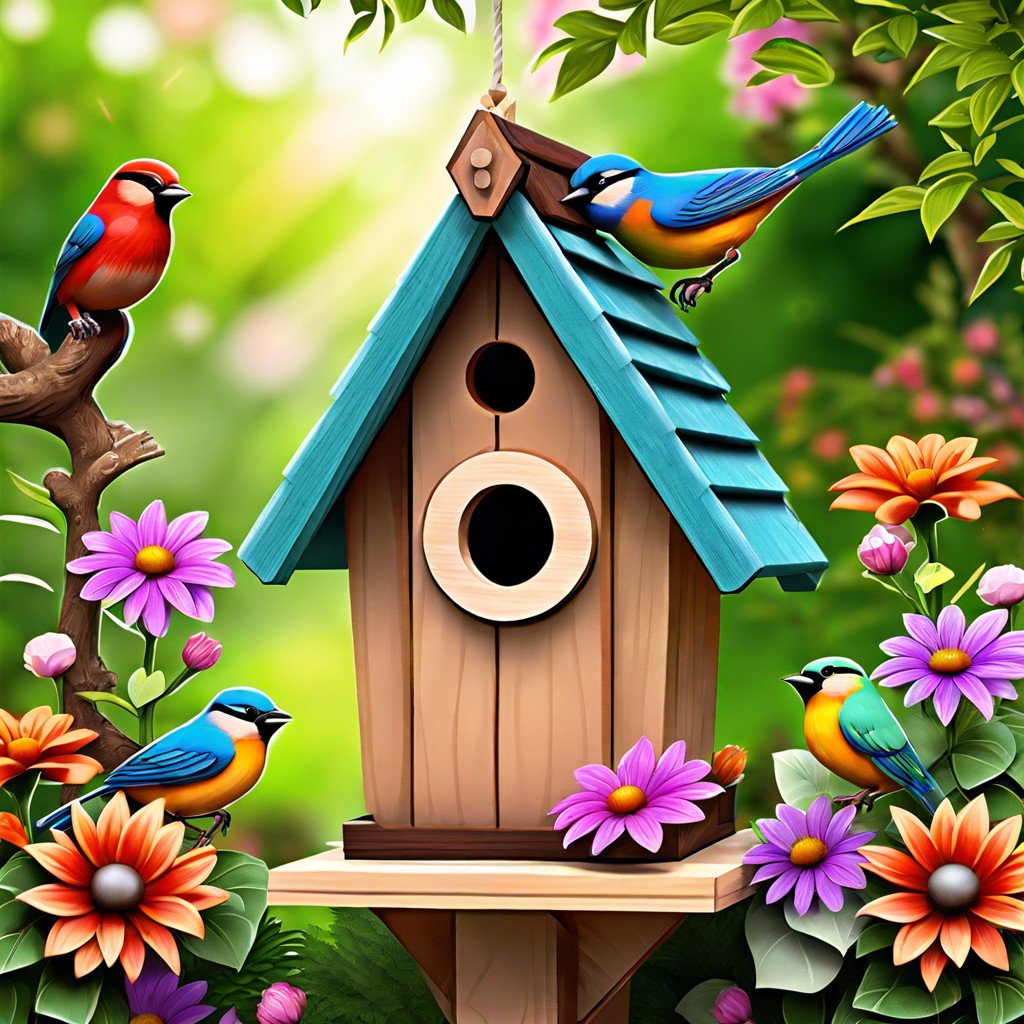discover how to create a unique and inviting bird house with this straightforward diy design