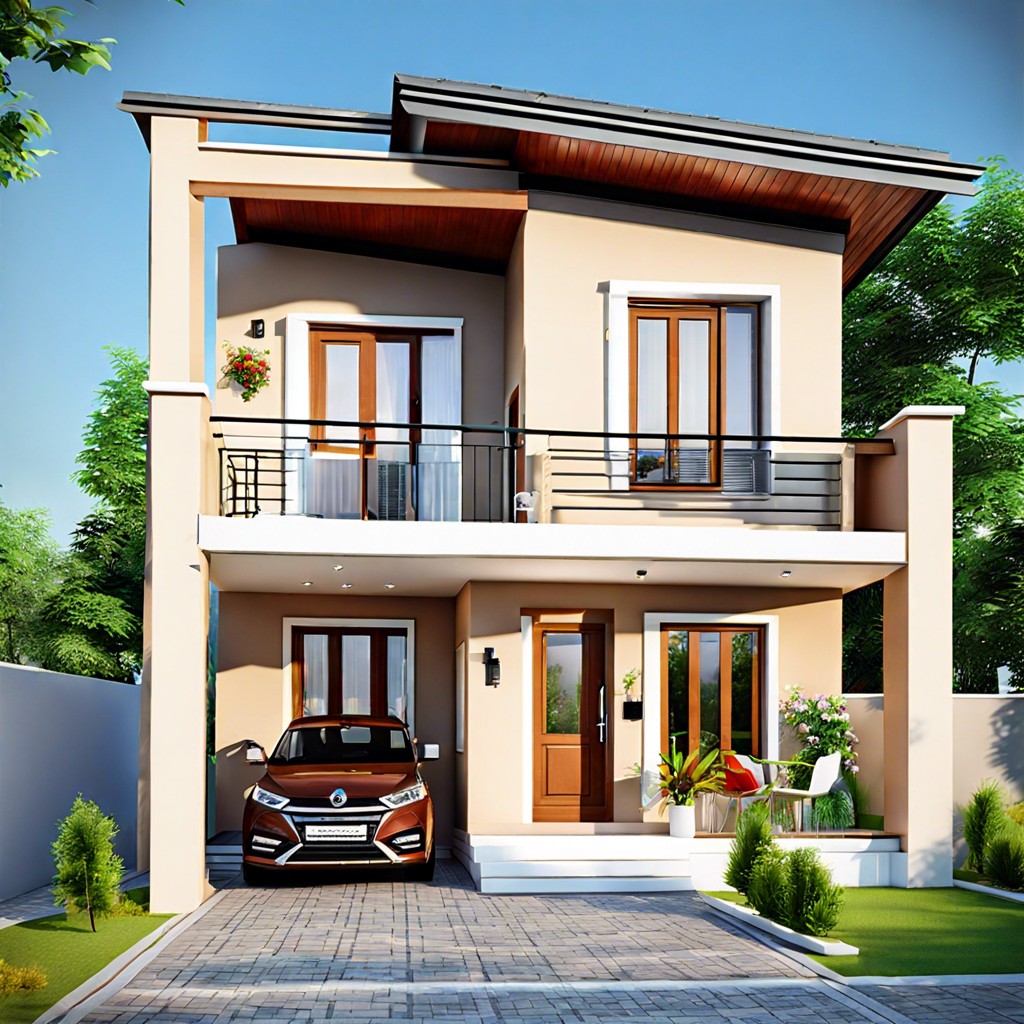 discover practical ideas for designing a low cost two storey house that optimizes space without