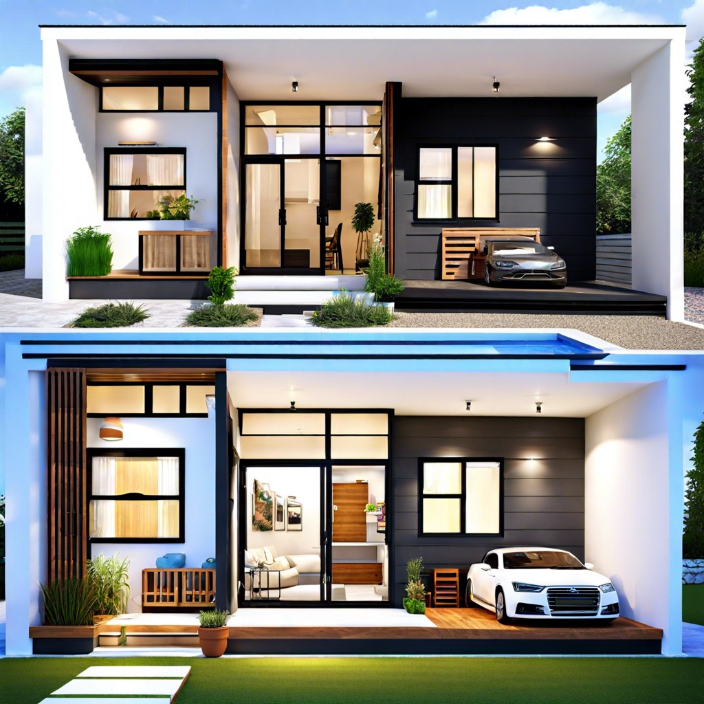 explore a compact efficient 2 bedroom house design that maximizes comfort and functionality within