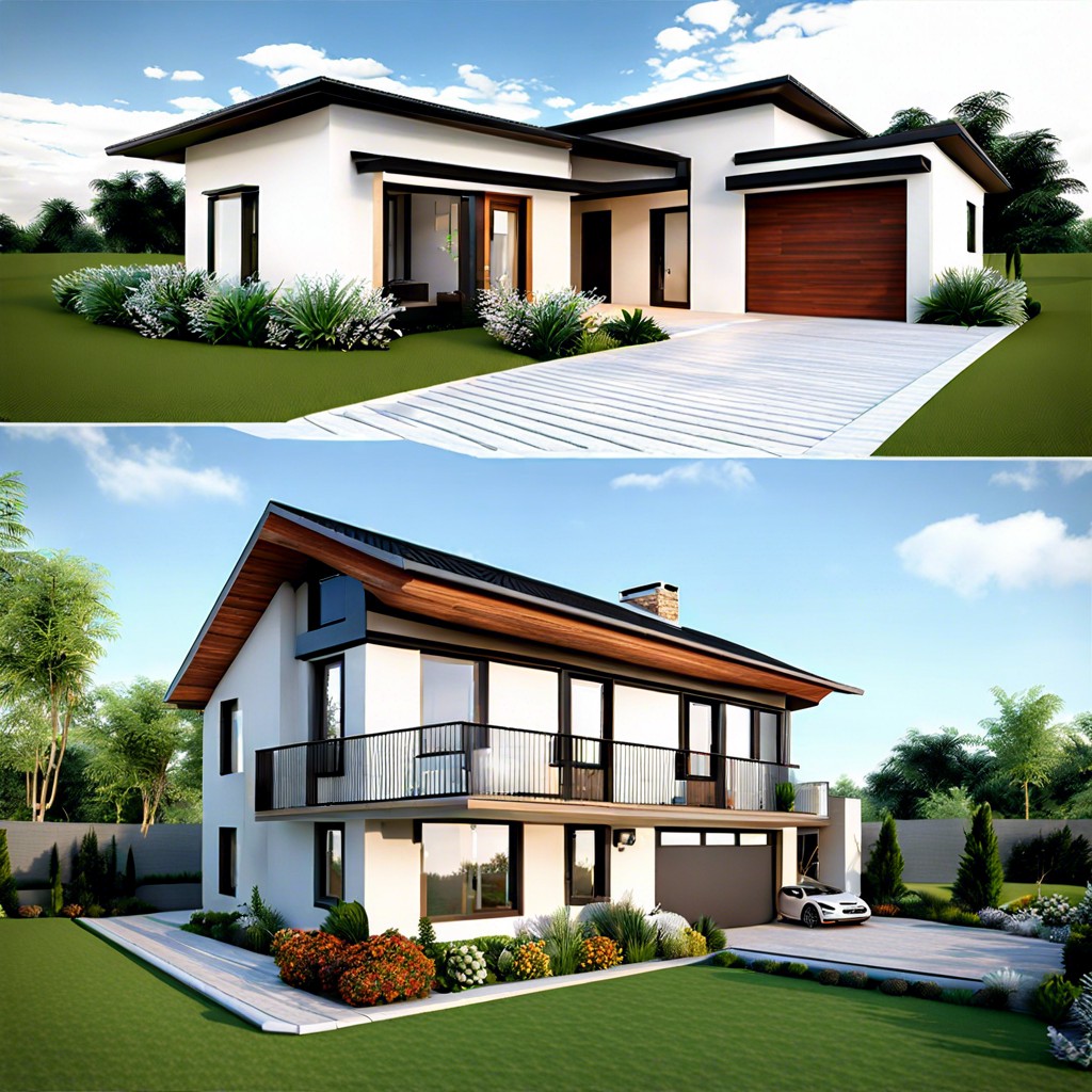 explore the clever design of a 3 bedroom l shaped house offering a distinctive layout that