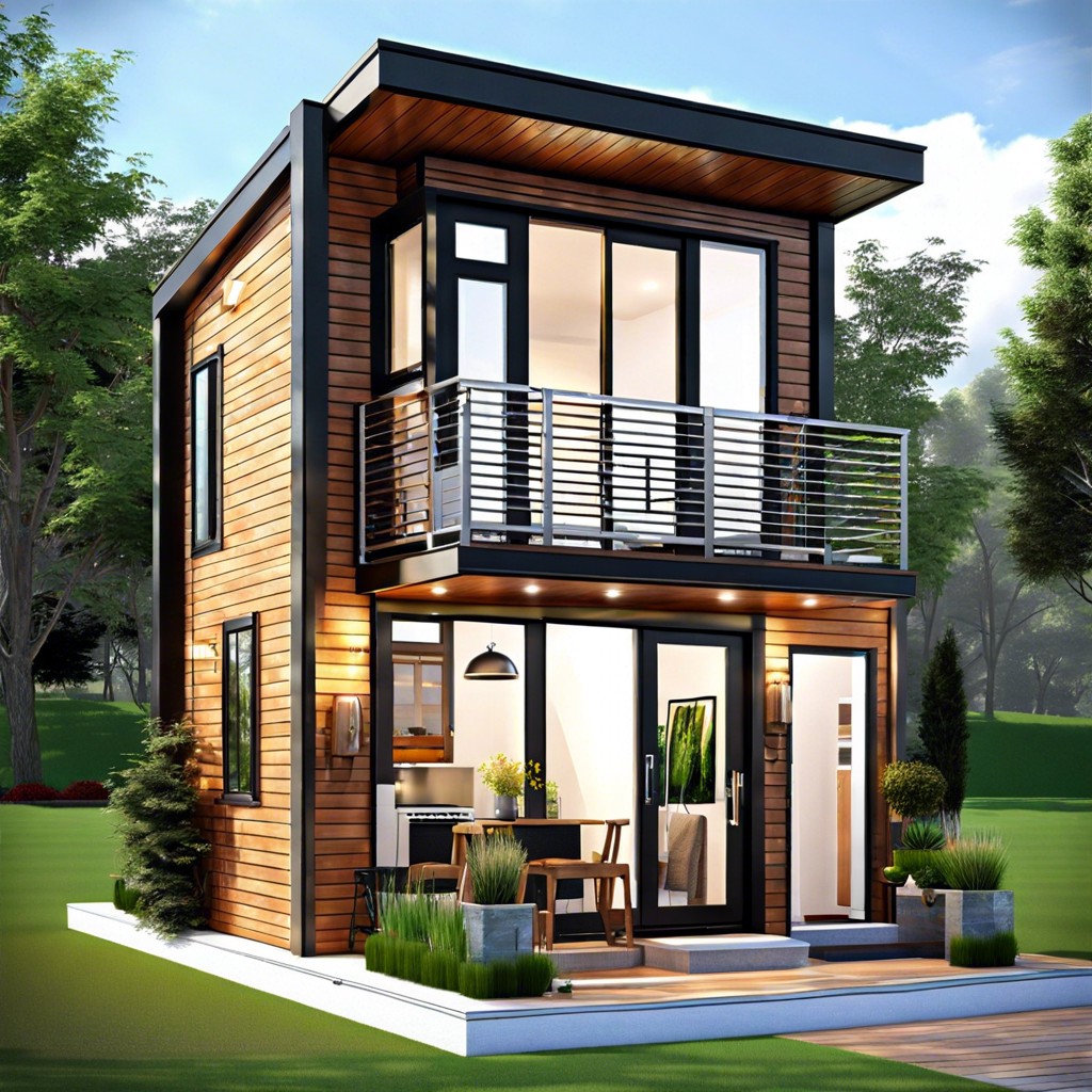 explore the cleverly designed layout of a 400 sq ft house maximizing comfort and utility in a