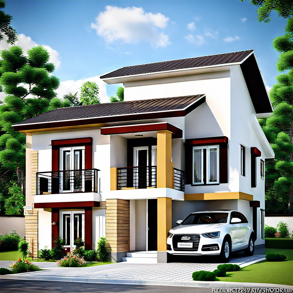 explore the design of a straightforward two story house featuring four cozy bedrooms each crafted