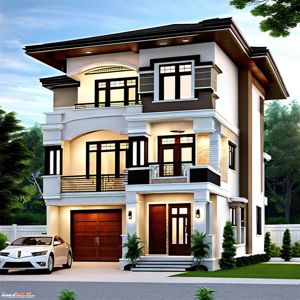 explore the smart design of this 2000 sq ft two story house that optimizes space with style and