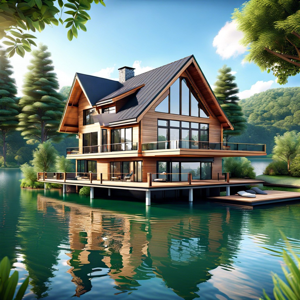 floating deck house