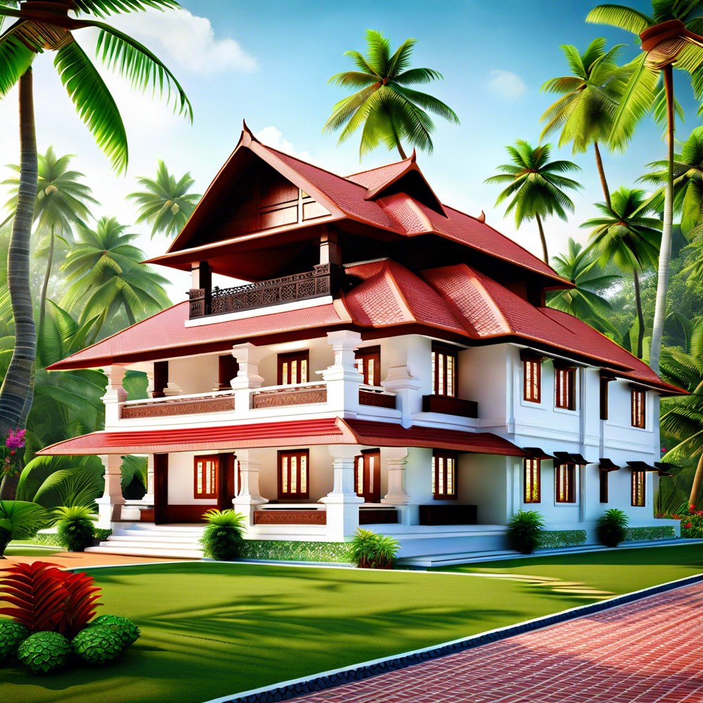 kerala vernacular style cottage