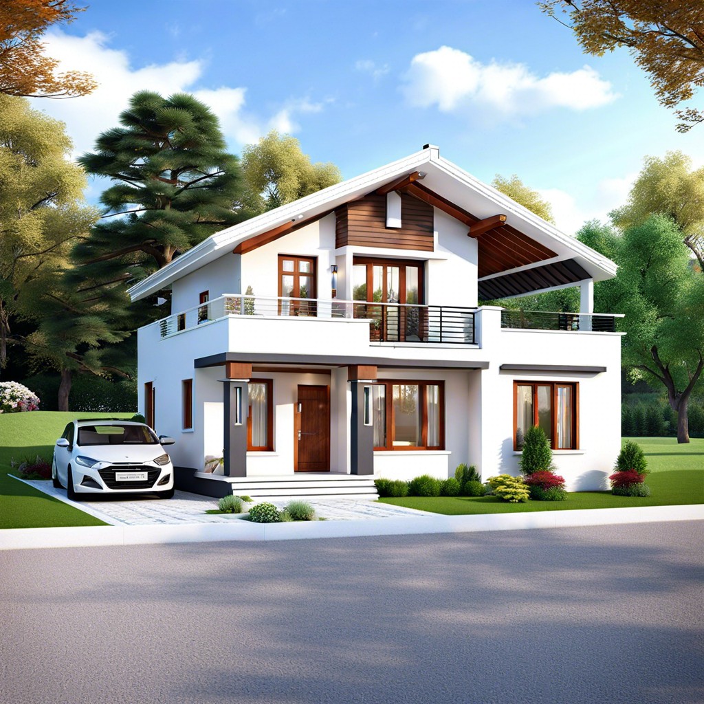 this 1400 sq ft single floor house design efficiently utilizes space offering comfortable living