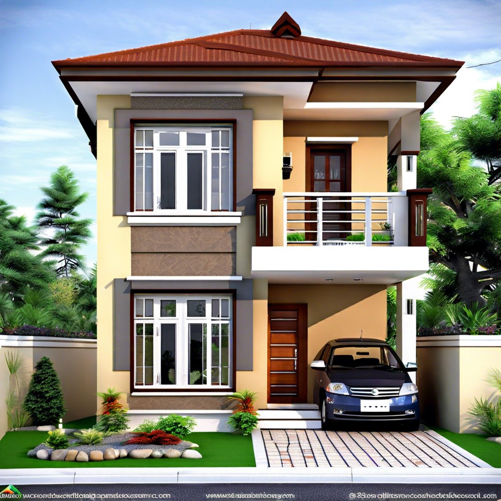 this compact 800 square feet house design features two cozy bedrooms offering a perfect blend of