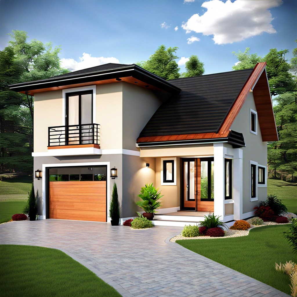 this is a budget friendly 4 bedroom house design perfect for building a cozy functional home under