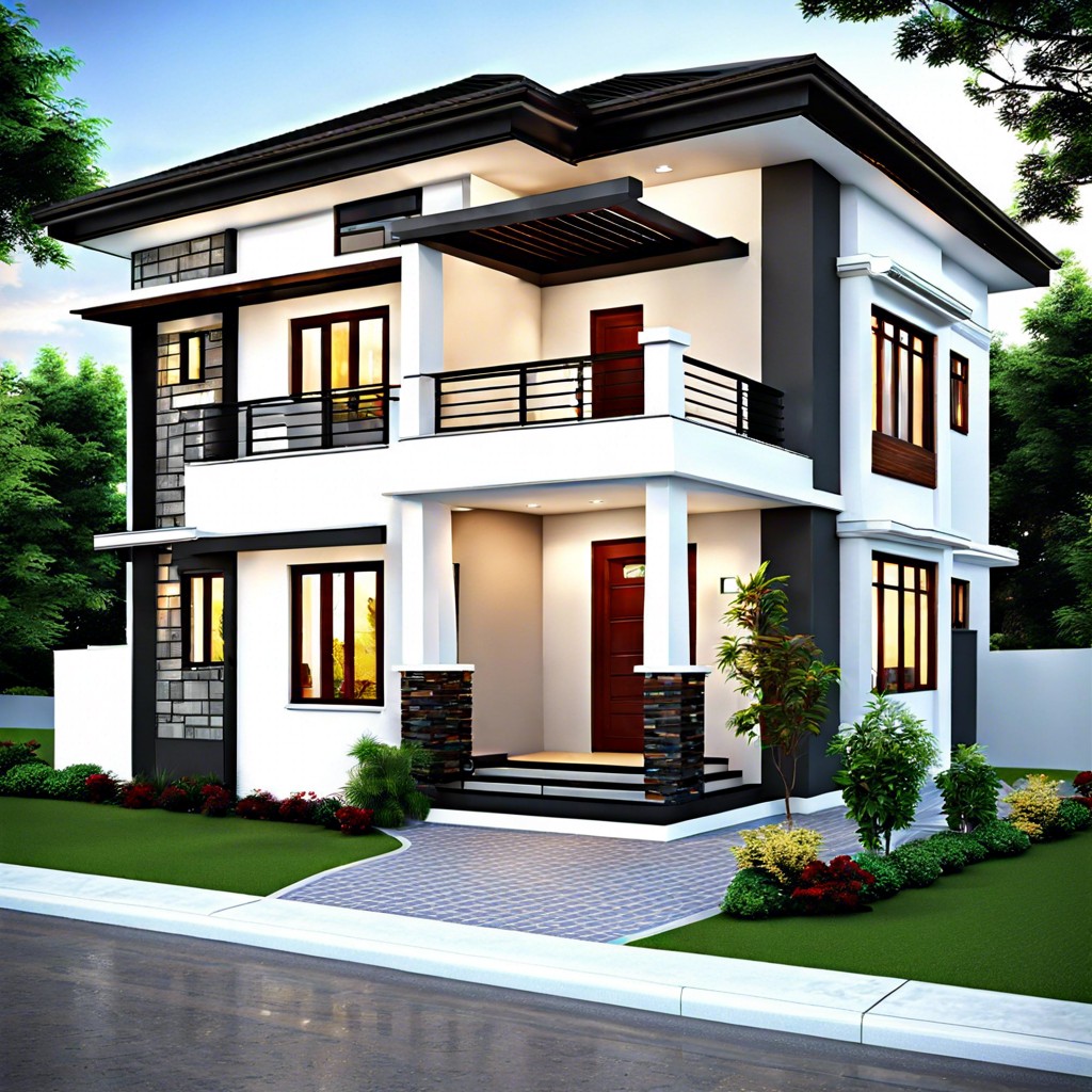 this is a layout for a spacious 2300 square foot two story house designed for comfortable and