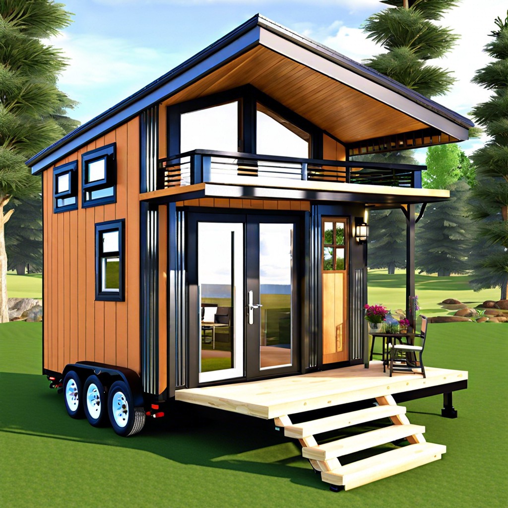 this layout describes a compact and efficient 10 x 20 foot tiny house blueprint optimized for