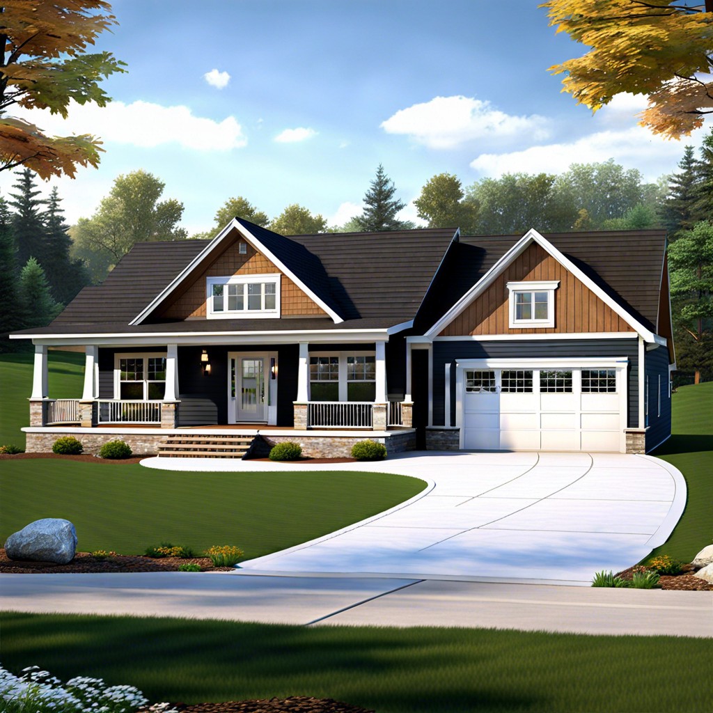 this layout design describes a 2000 square foot ranch style house featuring a walkout basement that