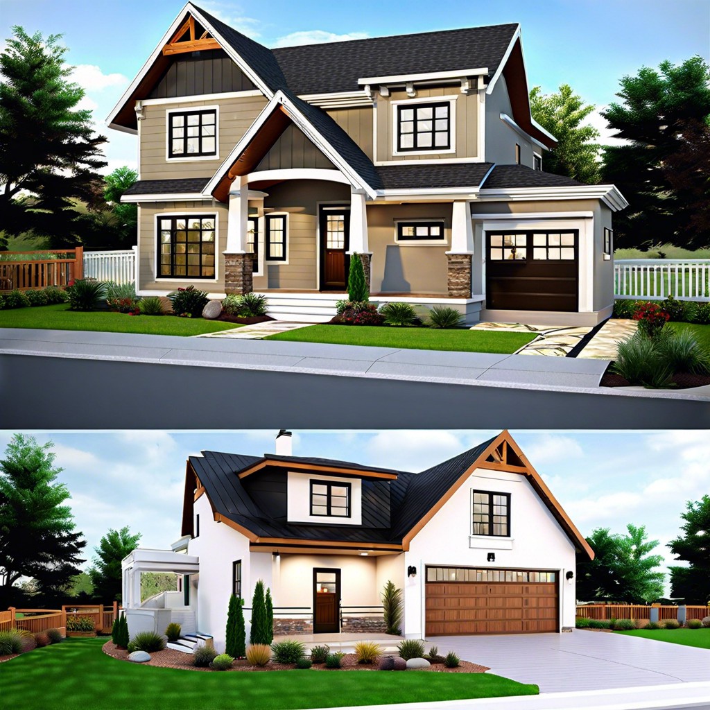 this layout is a modern 1800 sq ft house design featuring an open concept that merges living