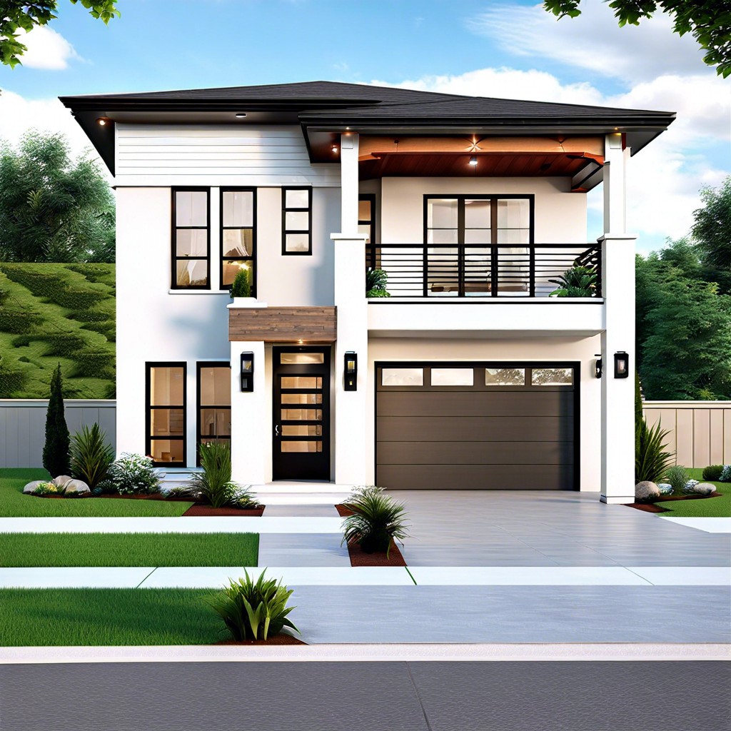 this layout is designed for a three bedroom two bathroom house that includes a garage