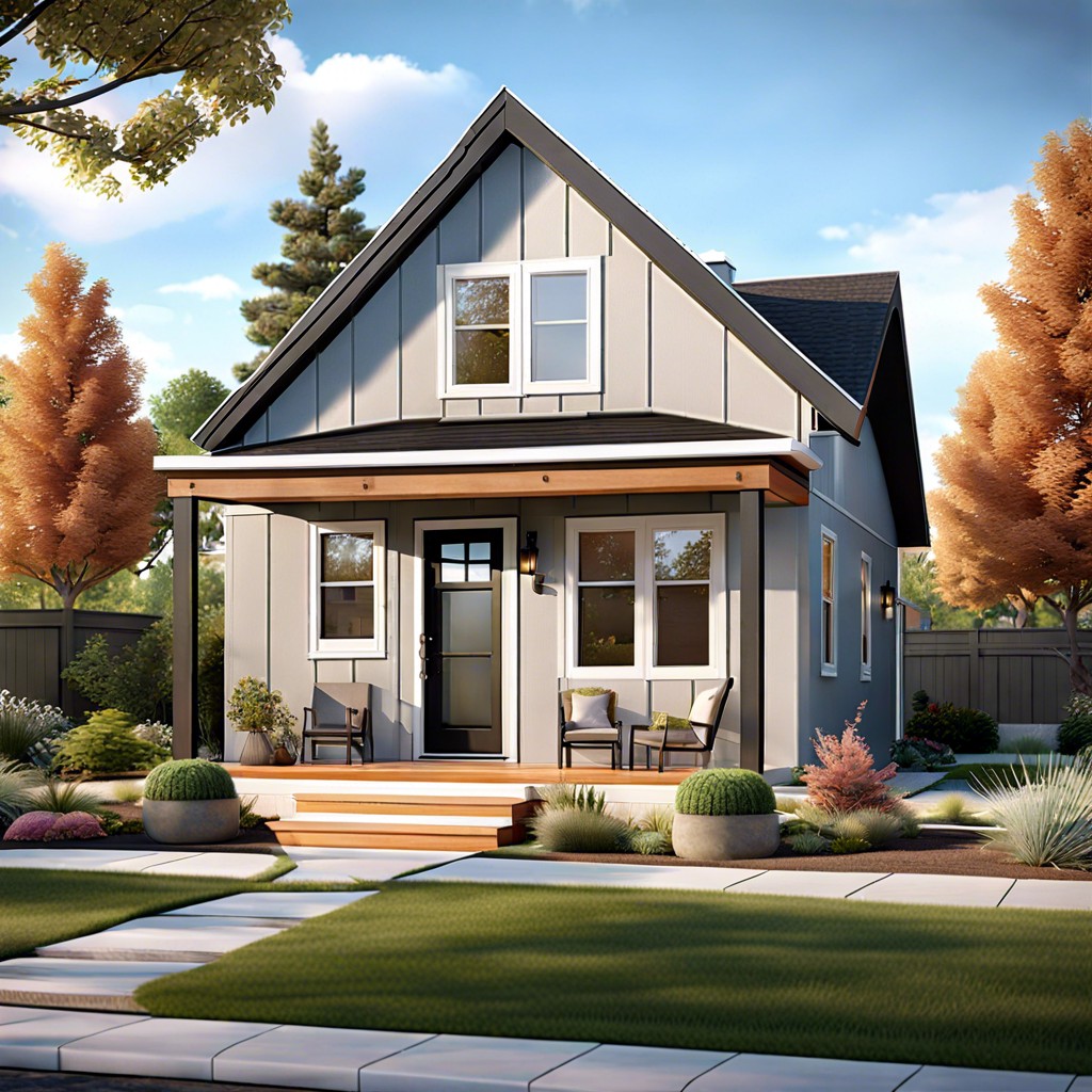 this layout presents an 800 square foot house design featuring two cozy bedrooms optimized for