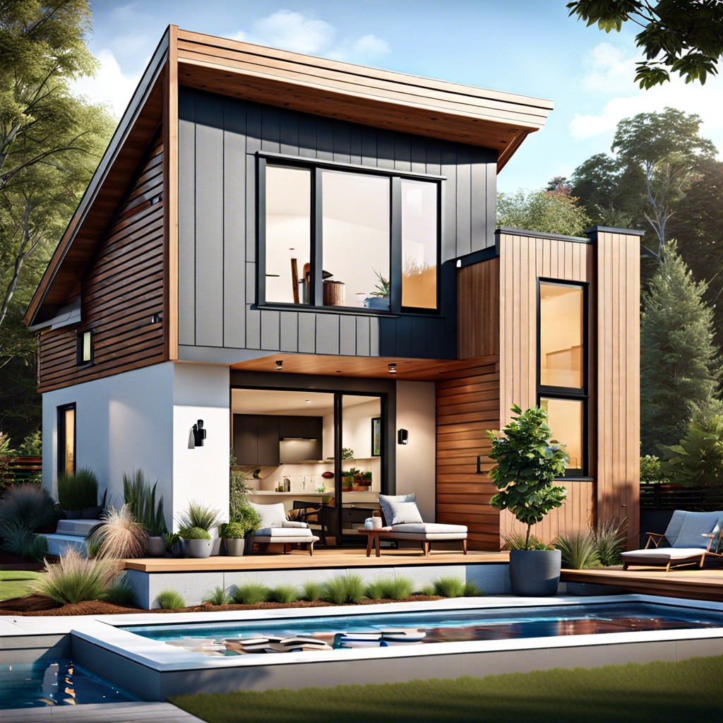 this modern house design focuses on achieving style and functionality under a budget of 150000