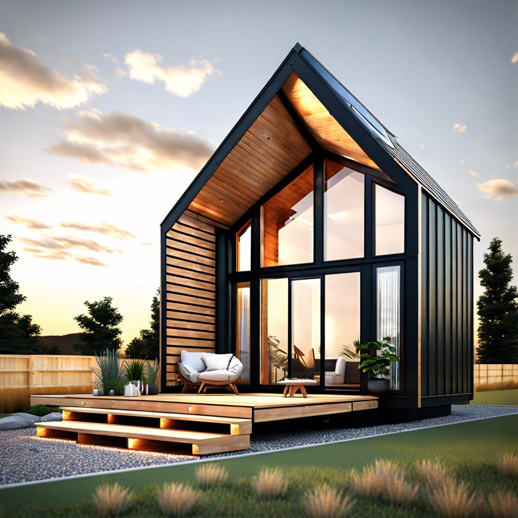 tiny home with retractable walls