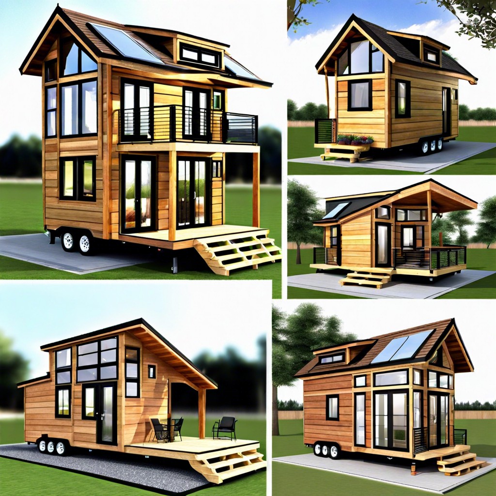 tiny house with retractable porch