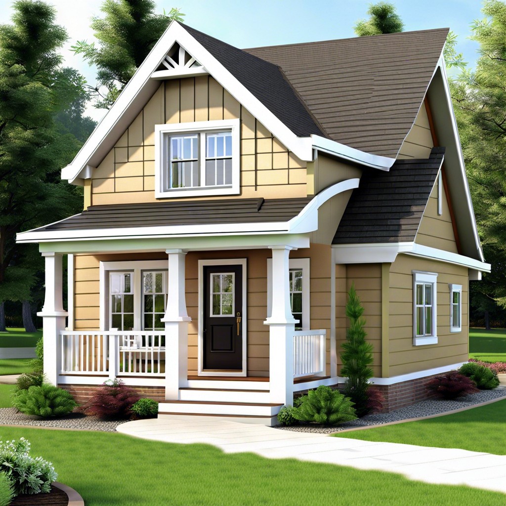 two bedroom bungalow with wrap around porch