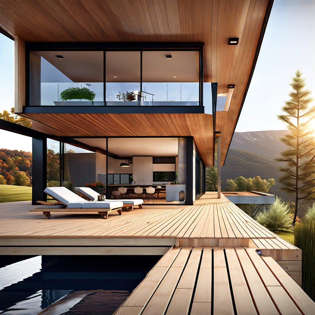 cantilevered decks