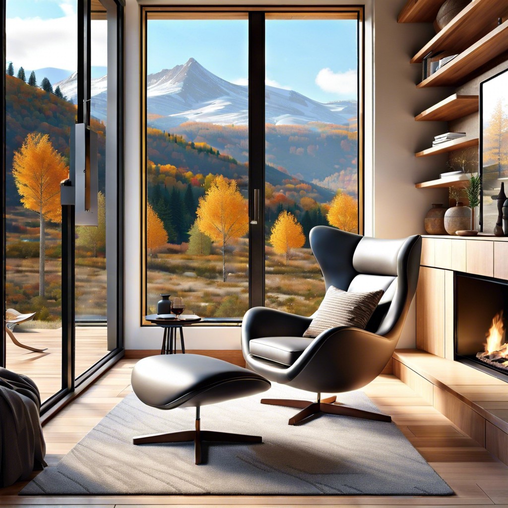 cozy reading nooks with mountain views