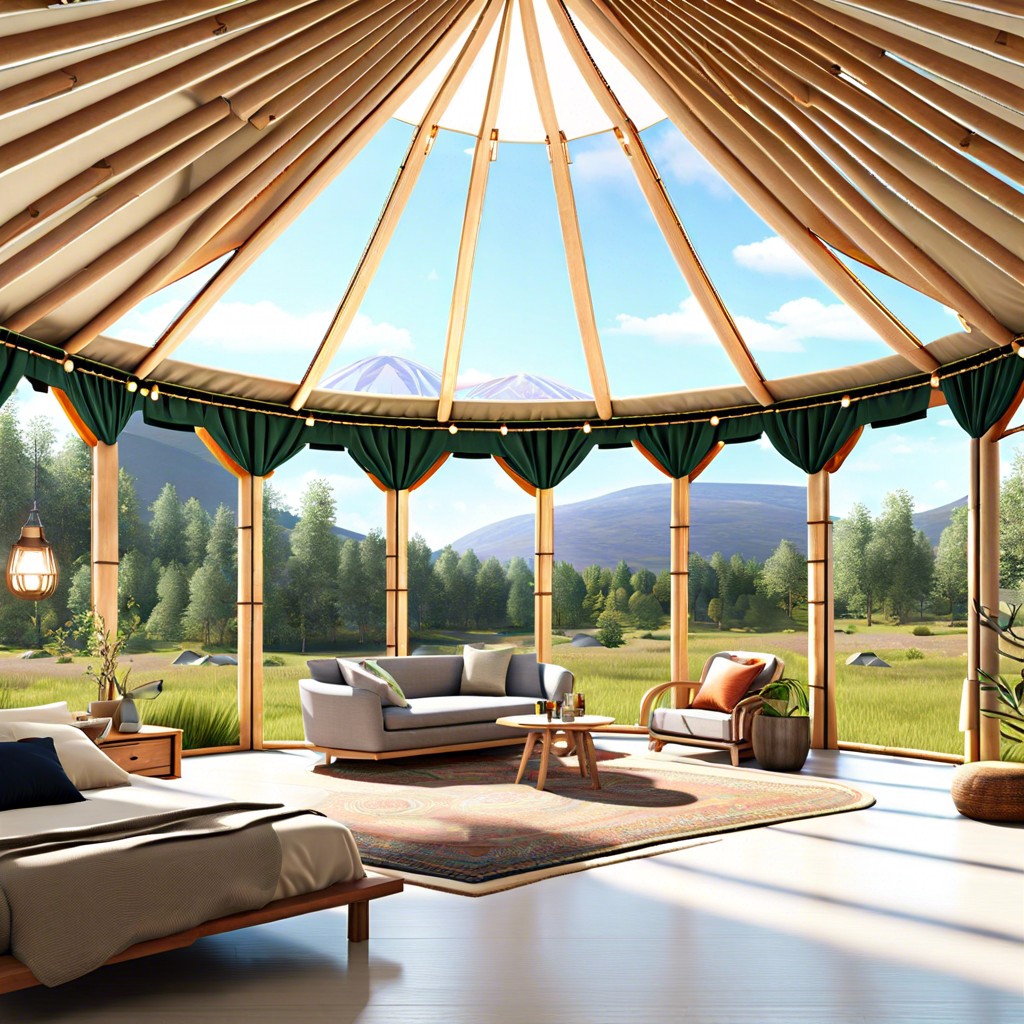 energy efficient yurt