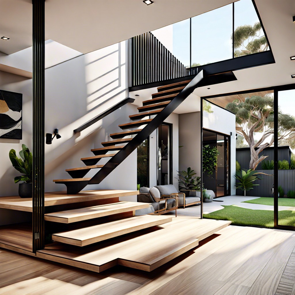 floating staircase designs