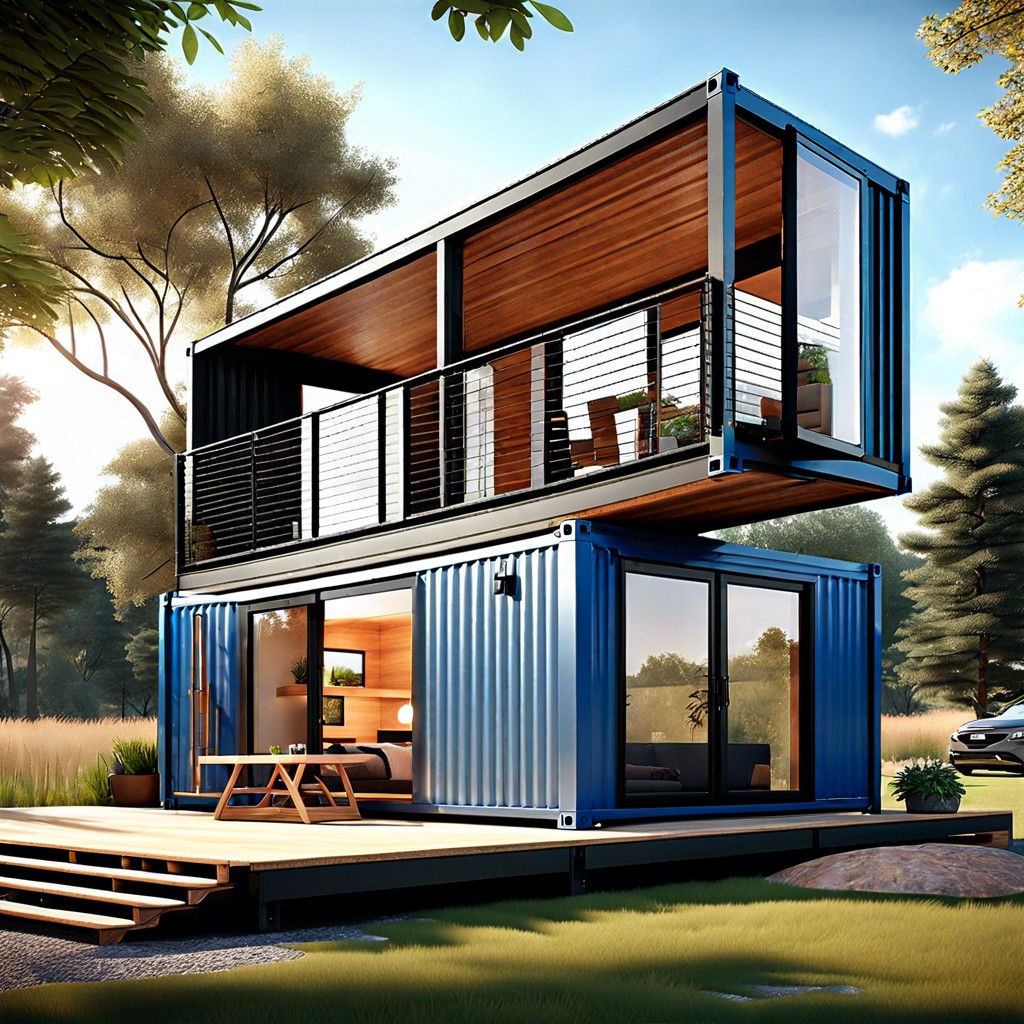 futuristic smart container house