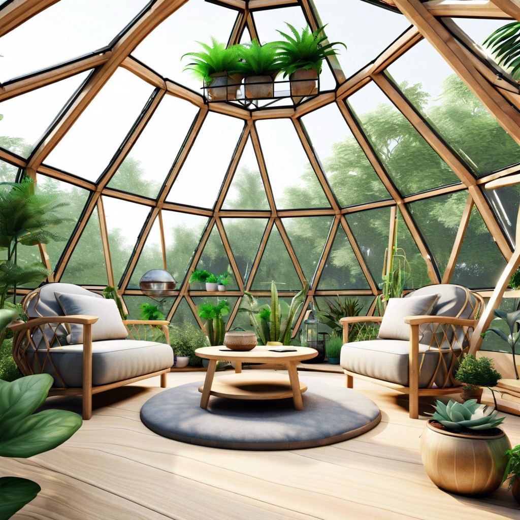 geodesic dome greenhouse home