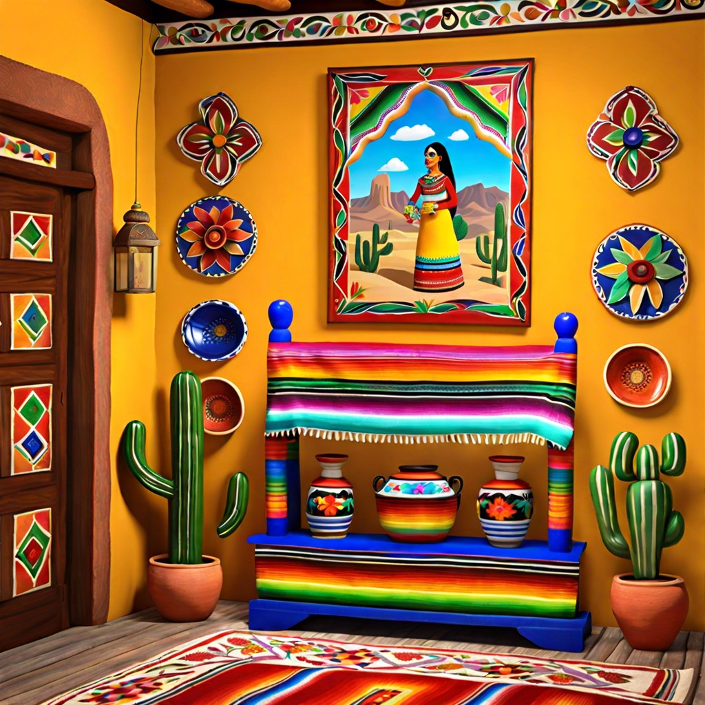 mexican folk art displays