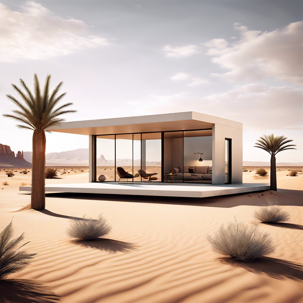 minimalist desert dwelling