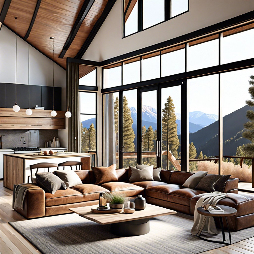minimalist interiors with earthy tones