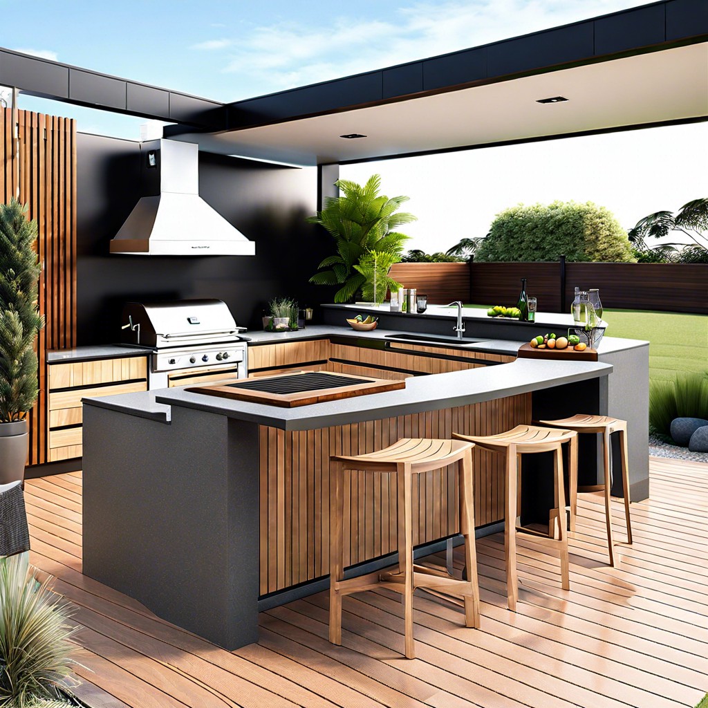 outdoor kitchens