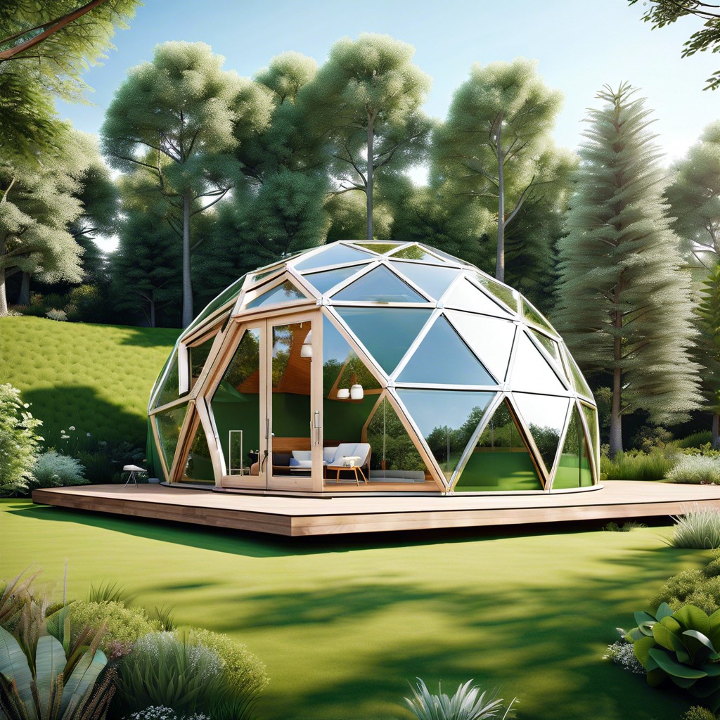 prefab geodesic dome