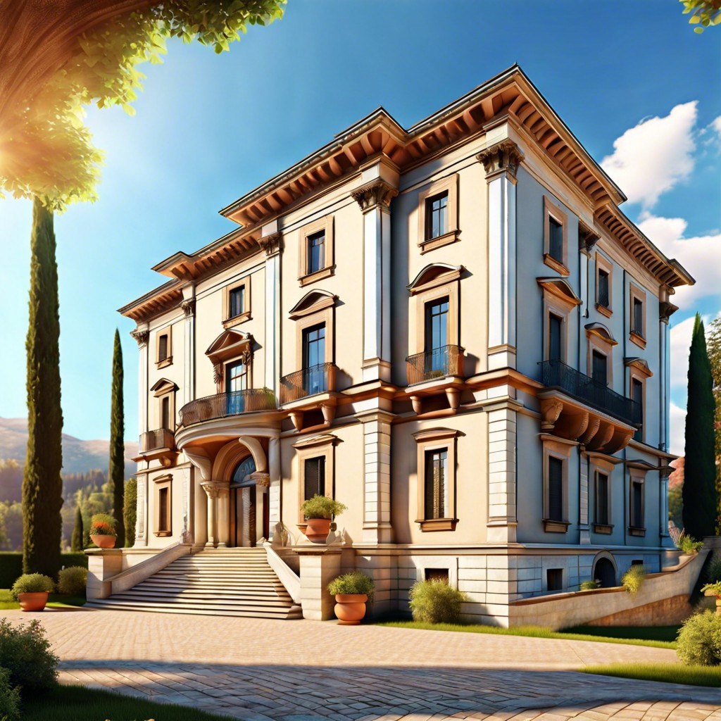 renaissance style mansion