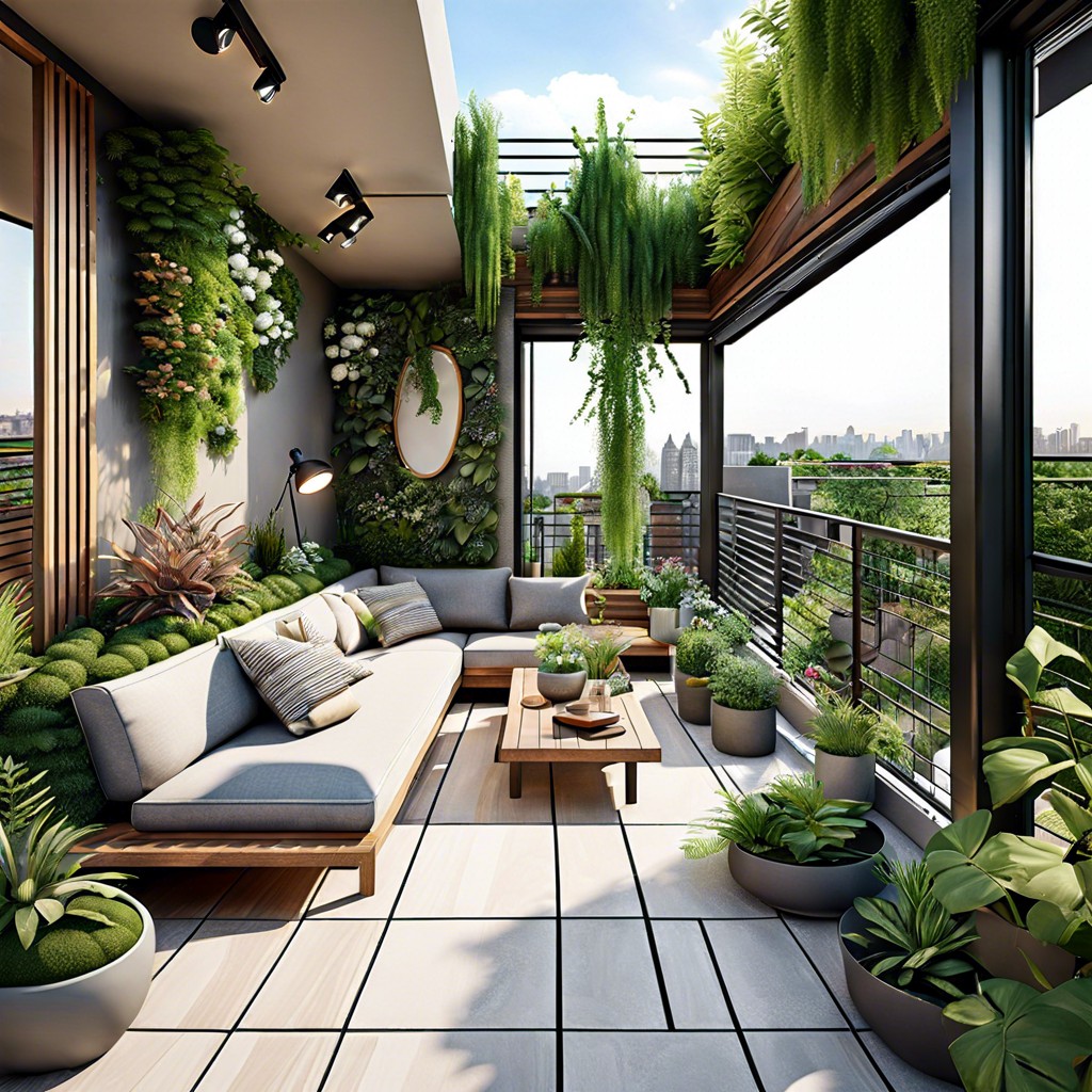 rooftop garden loft