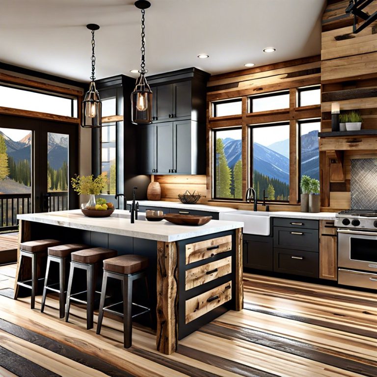 20 Modern Mountain Home Ideas to Elevate Your Living - Loft Condo With Rustic Reclaimed Wood Accents