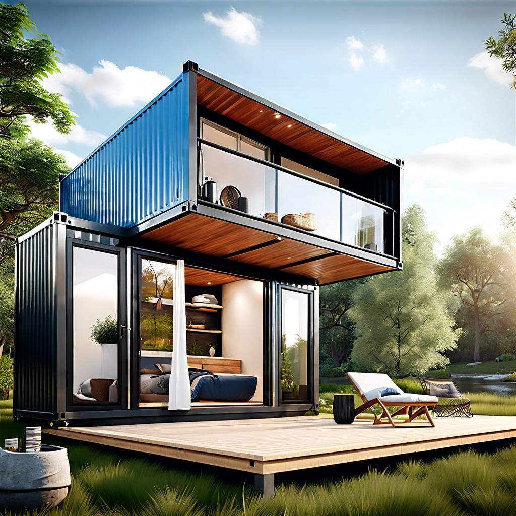 smart container home with automation