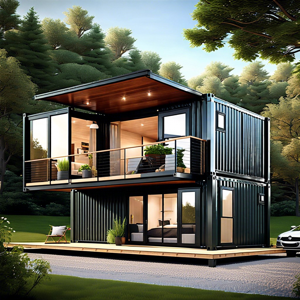 solar powered container home