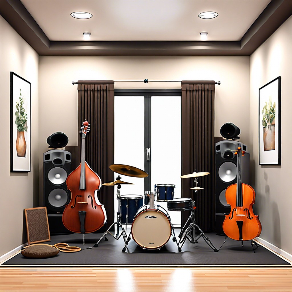 soundproof music practice room