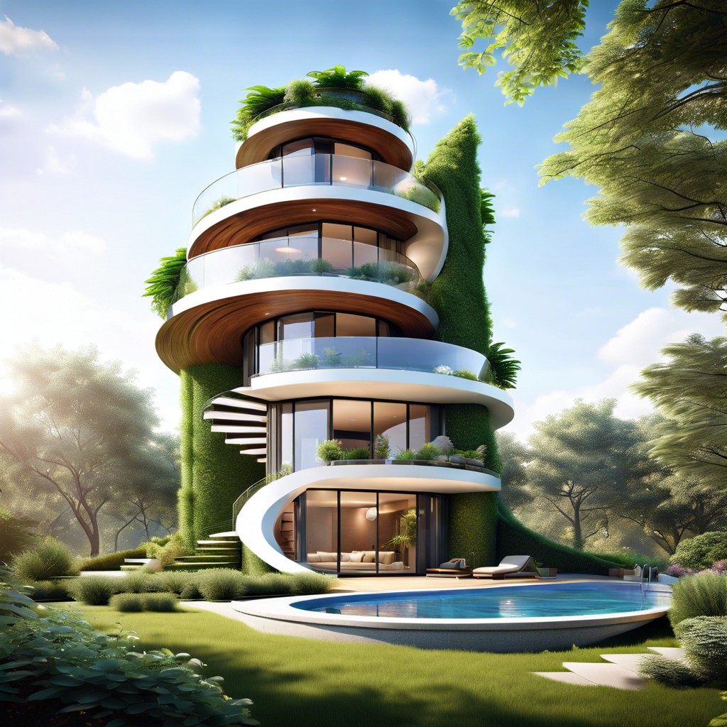 spiral tower home